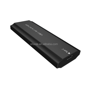 Carcasa SHUOLE de Doble Protocolo para <span class=keywords><strong>Disco</strong></span> <span class=keywords><strong>Duro</strong></span>, NVMe SATA M.2 SSD, Aleación de Aluminio, NGFF, <span class=keywords><strong>Disco</strong></span> <span class=keywords><strong>Duro</strong></span> <span class=keywords><strong>Externo</strong></span>, Interfaz USB3.2, 10Gbps Máx. - Product Image 4
