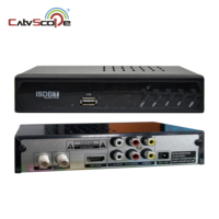 CATVSCOPE ISDB-T Boîtier TV numérique Décodeur AV avec adaptateur secteur 12V1A