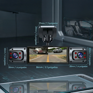 Caméra embarquée Ele-Gate 360 degrés 4K Ultra HD avec Wifi et vision nocturne pour rétroviseur de voiture - Product Image 4