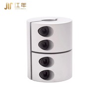 Accouplement de serrage à couple élevé en aluminium, accouplements d'arbre rigide, structure à mâchoires OEM pour usage domestique, longue durée de vie pour machine de gravure