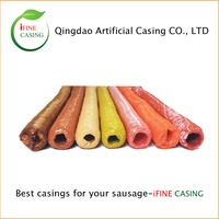 Saucisse utilisant des boyaux en plastique