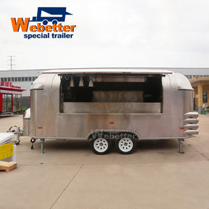Webetter Carritos Foodtruck, Carrito de Hot Dogs y Café, Restaurante Móvil, Remolque de Catering, Food Truck Totalmente Equipado con Cocina Completa - Product Image 3
