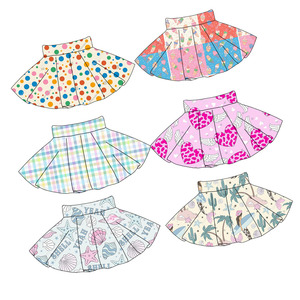 Vente en gros usine Westward : Robe trapèze courte en tissu soie de lait pour filles et enfants, mode estivale charmante pour bébés et jeunes enfants - Product Image 1