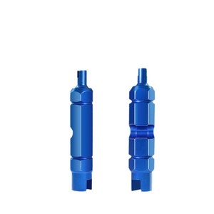 Herramienta de válvula multifuncional de aleación de aluminio Yueli para extracción e instalación de válvulas de neumáticos de bicicleta, azul, talla única - Product Image 2