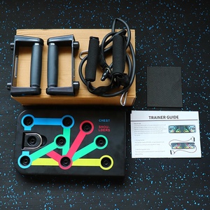 Upper Body Training Portable Detachable <strong>Push</strong> <strong>up</strong> <strong>Board</strong> with Resistance Bands - Product Image 6