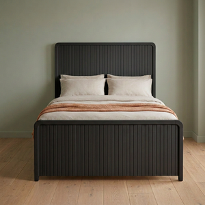 Sturdy Traditional Hotel-Style Wooden <b>Bed</b> Frame <b>Space</b>-<b>Saving</b> Multi-Functional Multi-Size Radiata/MDF Platform <b>Bed</b> - Product Image 6