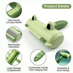 Spazzola per toelettatura per animali domestici di qualità ed efficiente rimozione pelucchi per animali domestici prodotti per la pulizia e la toelettatura spazzole a rullo per peli di animali domestici - Product Image 5