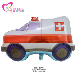 Bambini giocattolo <span class=keywords><strong>ambulanza</strong></span> a forma di foglio di palloncini gonfiabili del fumetto palloncino - Product Image 1