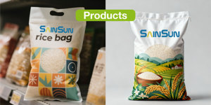 Sac Brique en Plastique à Impression Personnalisée pour Grains et Riz, 1Kg, 2Kg, 5Kg, 10Kg, avec Poignée, Emballage Sous Vide - Product Image 5