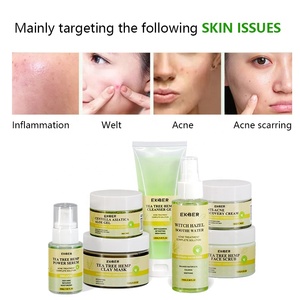 Low MOQ Organic Skin Care Set Tea <strong>Tree</strong> <strong>Face</strong> Cream Remove Anti Acne Shrink Pores Tea <strong>Tree</strong> <strong>Face</strong> Care Set Tea <strong>Tree</strong> Facial Kit - Product Image 3