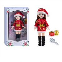 Boneka Fashion Gadis Cantik 30cm, Bahan Silikon & Vinyl Lembut, Ukuran 12 Inch, Model Baru