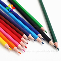 Material escolar de buena calidad, 12 colores, Dibujo para dibujar, colorear, 3,0 lápices de colores de madera a base de aceite suave para niños