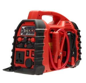 Chargeur de batterie de voiture portable, booster, batterie externe, compresseur d'air intégré, <span class=keywords><strong>gonfleur</strong></span> de voiture, sortie <span class=keywords><strong>220V</strong></span>, démarreur de saut - Product Image 1