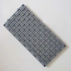 PP Plastic Heavy-Duty Grate Sturdy Durable Back Reinforcing Rib Floor Tile For Storm Drain Pool Edge Trench Drainage Channels