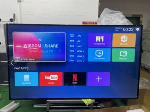 Televisor Inteligente de <span class=keywords><strong>100</strong></span> <span class=keywords><strong>Pulgadas</strong></span> de Fábrica, Pantalla Plana de Vidrio Templado, Televisores LED 4K Ultra HD, Televisión Android - Product Image 1