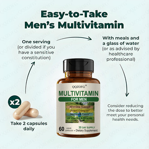 60 Cápsulas <span class=keywords><strong>de</strong></span> Multivitaminas Herbales Naturales - Apoyo Inmunológico, Memoria, Concentración, Salud Muscular y Ósea, Salud Reproductiva, Salud <span class=keywords><strong>de</strong></span> <span class=keywords><strong>la</strong></span> Próstata - Product Image 4