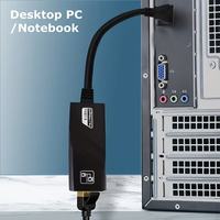 Adaptador Ethernet USB 3.0 a RJ45, convertidor para ordenador portátil, extensor USB sin controlador, tarjeta de red USB de alta velocidad para escritorio, Gigabit