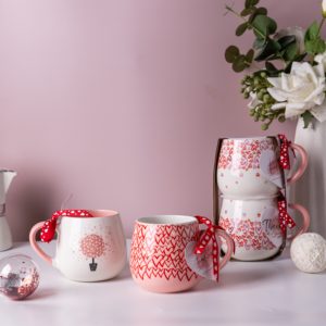 Juego de Tazas con Diseño de Corazón para el Día de San Valentín, Tazas de Cerámica para Café y Té con Frases Románticas, Regalos para Ella/Él - Product Image 2