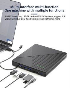 Unidad de DVD Externa Multifuncional Siete en Uno para Portátil, Tipo Bandeja USB 3.0, Lector de CD, Grabadora de DVD, Caché de 8 MB, <span class=keywords><strong>DVDRW</strong></span> - Product Image 4
