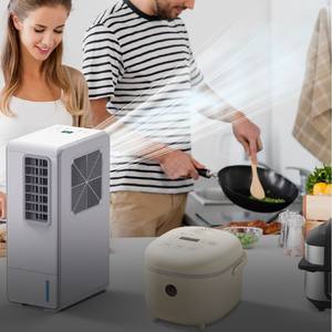 เครื่องปรับอากาศแบบพกพา สีขาว 11 กก. ไฟฟ้า ความถี่คงที่ 550x215x335 มม. ระบบทำความเย็นและความร้อน ไม่มีชุดภายนอกอาคาร - Product Image 3