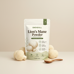 Poudre de Crinière de Lion Bio OEM/ODM pour la Concentration, la Mémoire, le Sommeil, la Santé Immunitaire et les Enzymes - Poudre de Champignon Crinière de Lion - Product Image 1