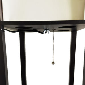 Lampada da Terra di Design Euro-Americano con Scaffale in Legno, Struttura a Ripiani in Legno, Illuminazione a Luce Morbida, Fornitura Diretta dalla Fabbrica - Product Image 5