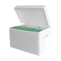 Boîte de rangement d'archives en carton ondulé extrudé PP de taille personnalisée A3 A4 avec service de découpe pour conteneur de bureau