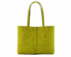 Bolso de fieltro personalizado para mujer con logotipo ecológico personalizado, bolso de compras ligero - Product Image 5
