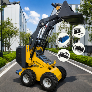 <span class=keywords><strong>Mini</strong></span>-chargeuse compacte avec souffleuse à neige et godets, livraison gratuite – <span class=keywords><strong>Mini</strong></span>-chargeuse sur chenilles pour jardin - Product Image 2
