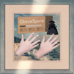 Custom Logo Disposable UV <b>Sunscreen</b> Nail Gloves Double Sided One Size for Beauty Salon Use - Product Image 3