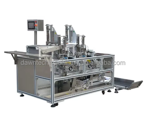 Machine d'emballage automatique de masques faciaux à grande vitesse en acier inoxydable pour usine de fabrication - Product Image 2