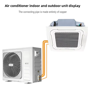 Système Mini VRF Multi-Zones à Décharge Latérale pour Appartement Résidentiel, Pompe à Chaleur R32 Haute Efficacité, Chauffage et Refroidissement, Cuivre *ultime - Product Image 5