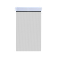 Affiche LED holographique transparente haute résolution pour usage intérieur, taille personnalisable, luminosité 4500 cd/m², affichage graphique vidéo 100000