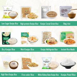 Riz <span class=keywords><strong>Shirataki</strong></span> de Konjac Instantané Séché Riche en Fibres, Vente en Gros Keto - Product Image 5