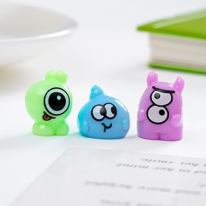 Adorable petit monstre à grande bouche, figurine artisanale de dessin animé, décoration DIY, accessoires de sac surprise, pour voiture et bureau - Product Image 3