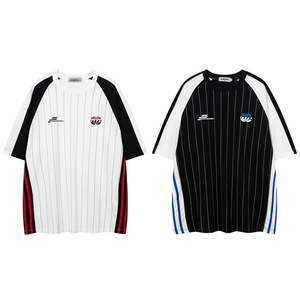 HIPPO ENFANTS Adolescent Vêtements Garçons American Vintage Loose Sports Casual Filles et Garçons <span class=keywords><strong>T</strong></span>-<span class=keywords><strong>shirt</strong></span> à demi-manches - Product Image 1