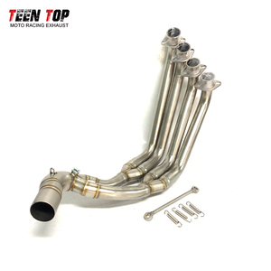Tubo de escape para HONDA CBR650R CB650R 19-23/CBR650F <span class=keywords><strong>CB650F</strong></span> /14-18, tubo de enlace frontal de escape para motocicleta, silenciador de escape de 51MM - Product Image 2