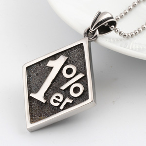 Collar con Colgante de Acero Inoxidable para Hombre, Diseño Geométrico Cuadrado, Joyería de Moda para Uso Diario - Product Image 2