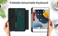 Housse de protection en cuir Pu pour tablette tactile pour Ipad Pro 9 12.9 2021 étui avec clavier pour Ipad 10.2/10.5 pouces
