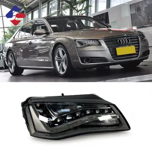 LED Headlight Headlamp for Audi A8 S8 W12 2012-2016 Tear-eye headlight Front Lamp Head Light Refit Upgrade to High Configuration