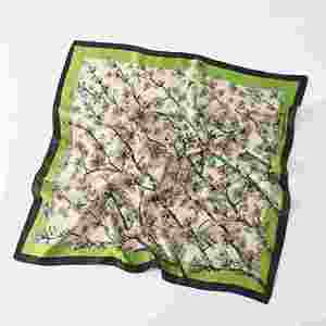 Fashion Luxury Custom Logo Brand Promotional Gifts Square Scarf Satin Neck Tie Female Hair Headscarf <b>Shawl</b> <b>Wrap</b> for Women - Product Image 3