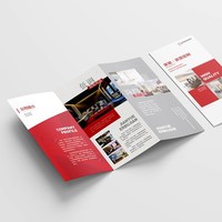 Brochure personnalisée en papier couché/carton duplex avec impression numérique et plastification pour catalogue publicitaire professionnel