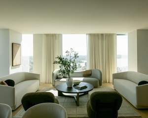 Ensemble de canapés contemporains, cadre en bois dur de qualité supérieure, design rembourré, coussins en <span class=keywords><strong>mousse</strong></span> haute densité, canapé moderne pour salon - Product Image 6