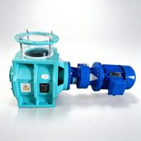 Válvula Rotatoria de Acero Fundido Quanfeng, Alimentador Rotatorio Tipo Estrella Accionado por Motor de 3 Fases para Harina, Granos y Polvo, Montaje con Brida 1.5