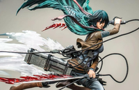 Escultura de Resina de Personajes Gigantes de Anime Japonés, para Colección y Decoración
