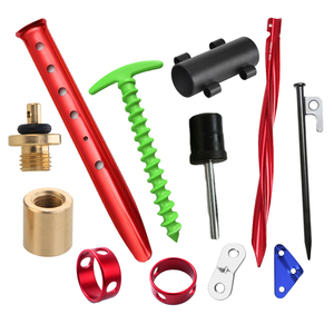 OEM Drawing Cnc Machined Mill Turning Un-standard Plastic Brass Camping Spare Parts Aluminum Tent Pole Pegs