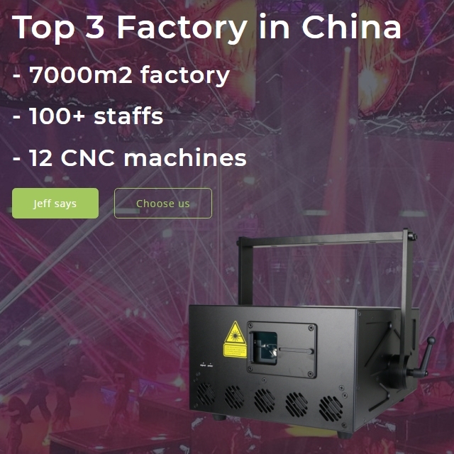 P-RGB15W Goldenstar RGB 15W Animation Laser Projector for Stage Laser Light Event Show