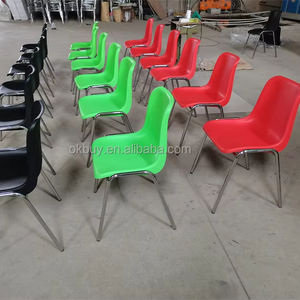 Sillas de Oficina Apilables de Plástico y Metal para Eventos y Estudios, Precio Económico, Silla de Oficina para Adultos, Estudiantes y Estudiantes de Secundaria - Product Image 2