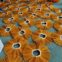 Brosses de nettoyage de rue balayeuse de route poly brosse de gaufrette pour l'usine professionnelle à produire