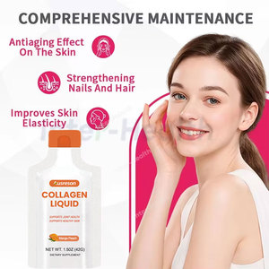 Collagène <span class=keywords><strong>marin</strong></span> en sachet, marque privée OEM, supplément de beauté halal en gros, boisson au collagène liquide pour éclaircir la peau - Product Image 2